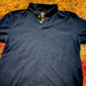 Navy Blue Thick St. John’s Bay Polo Shirt